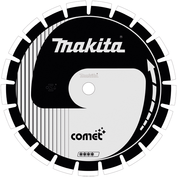Makita Comet Asfaltklinga 350x25,4x10 mm