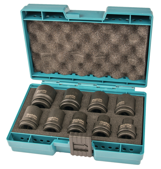 Krafthylssats 9-del 1/2" 8-24mm