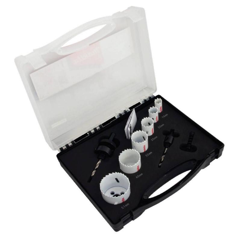 Hålsågsats 16-51mm 9-delar (elektriker)