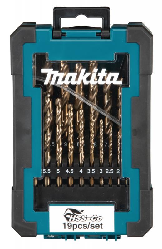 Makita Borrsats HSS-Co 1-10mm, 19-delar