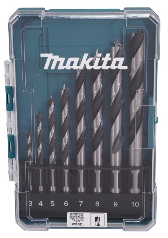 Makita Träborrsats 8-delar (3-10mm)