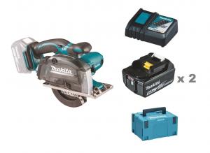 Makita DCS552RTJ Metallcirkelsåg 18V, 136mm komplett