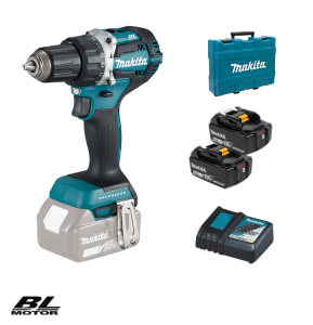 Makita DDF484-PLUS Borrskruvdragare 18V, komplett