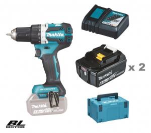 Makita DDF484RGJ Borrskruvdragare 18V, komplett 2x6,0Ah