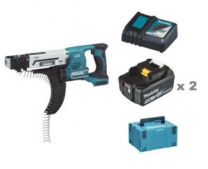 Makita DFR550RTJX Skruvautomat 18V, komplett