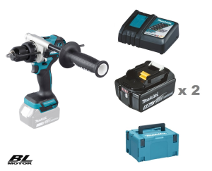 Makita DHP486RTJ Slagborrmaskin 18V, komplett