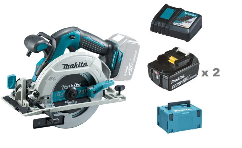 Makita DHS680RTJ Cirkelsåg 18V, komplett