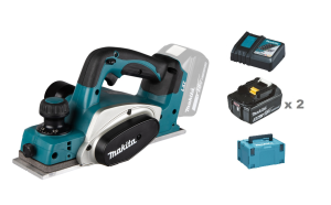 Makita DKP180RTJ Hyvel 18V, komplett