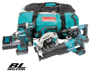 Makita DLX5032T combokit (5 st maskiner i väska) +1st extra 5,0Ah-batteri-på-köpet! Värde 995:-