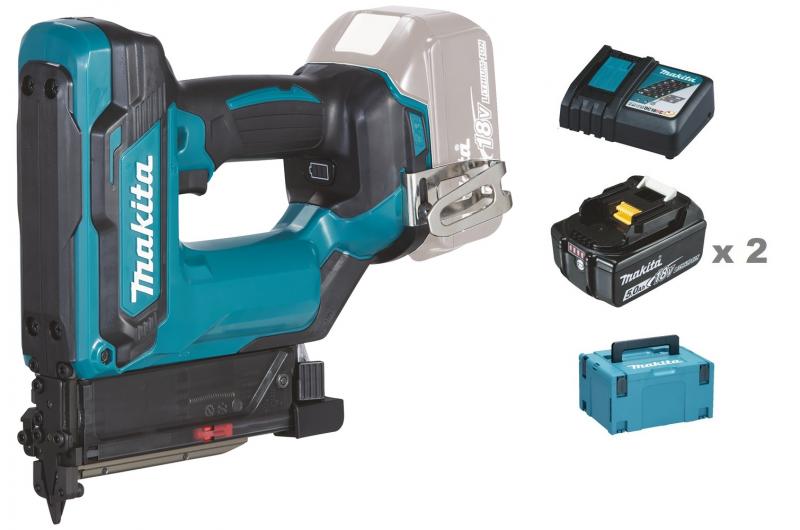 Makita DPT353RTJ Stiftpistol 18V, komplett