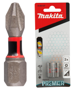 Makita Premier Bits PH2 • 25mm • 2st