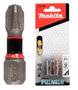 Makita Premier Bits PH3 • 25mm • 2st