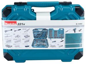 Makita Hylsnyckelsats 221-delar