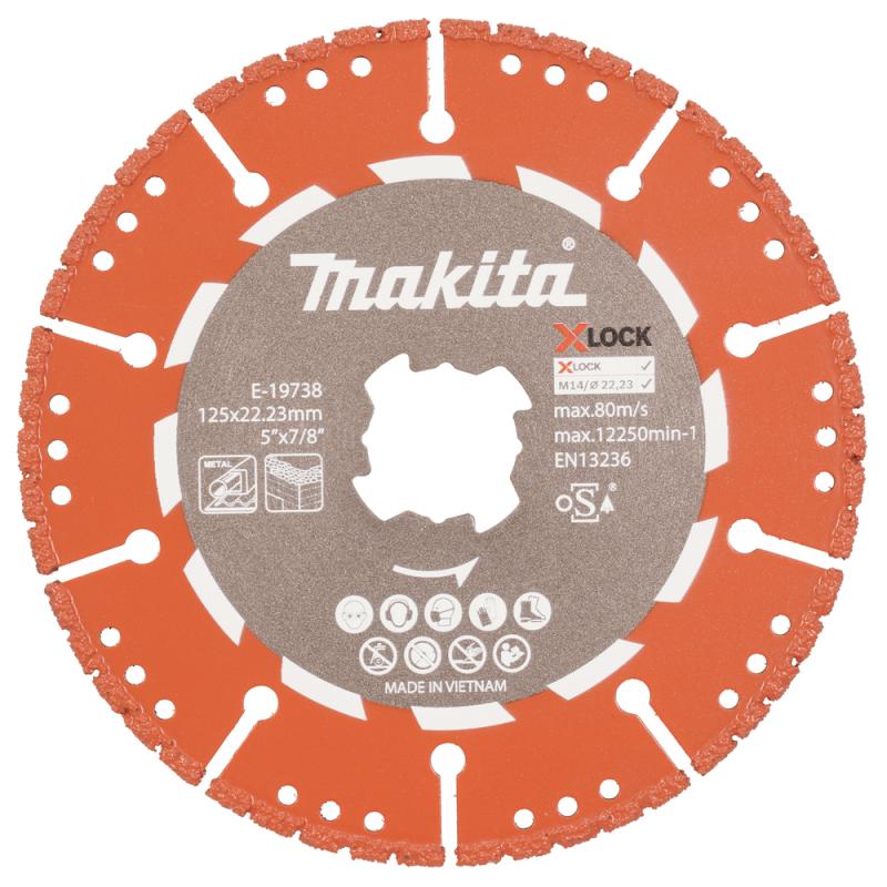 Makita X-lock Diamantklinga 125x22,23x2,8mm