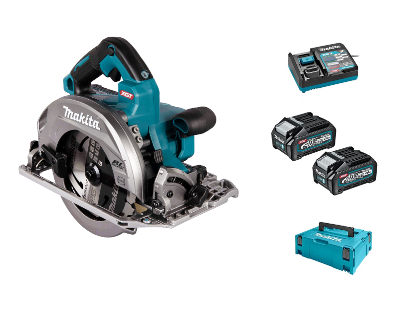 Makita HS004GM201 Cirkelsåg 40V, komplett