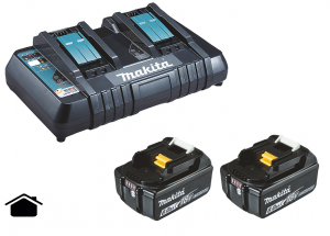 Makita Laddpaket 18V (Dubbelladdare +2x6,0Ah)