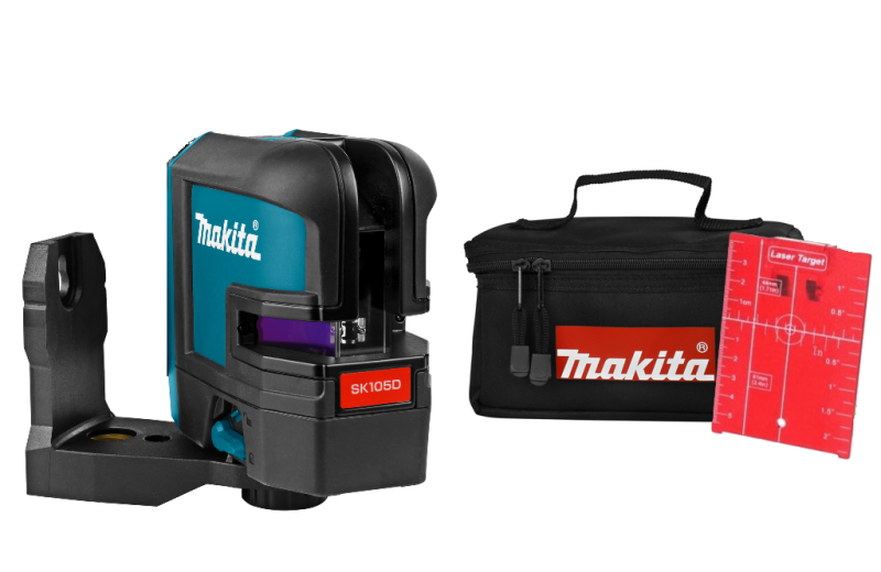 Makita SK105DZ Krysslaser 12V (röd)