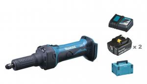 Makita DGD800RTJ Rak slipmaskin 18V, komplett