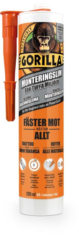 Gorilla Monteringslim 290 ml patron