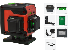 Multilinjelaser 3D Golv Grön