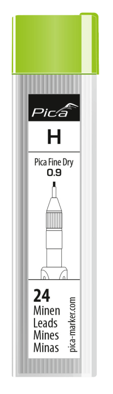 Pica Fine Dry Refilstift • H • 24-pack