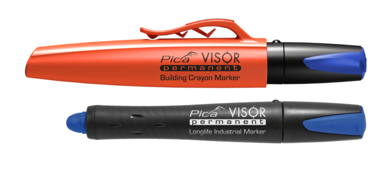 Pica visor Märkkrita blå