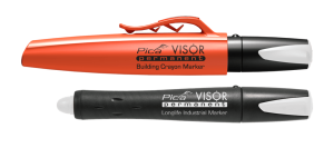 Pica visor Märkkrita vit