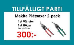 Makita Plåtsaxar 2-pack
