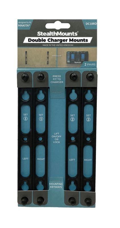 Vägghållare till Makita dubbelladdare DC18RD
