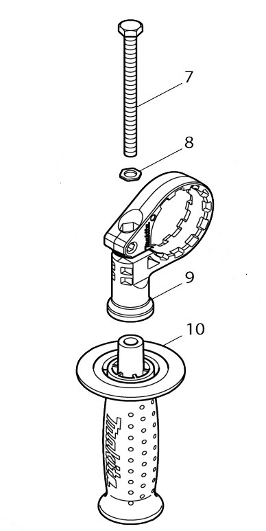 Makita Handtag DHR202