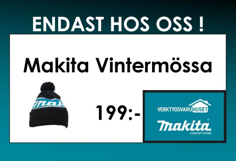 Makita Vintermössa med tofs
