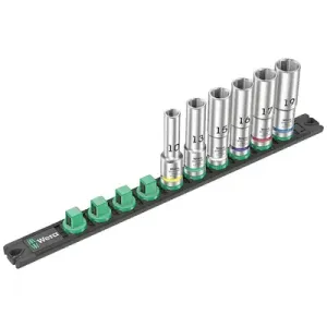 Wera Hylsnyckelsats 1/2",  6-delar