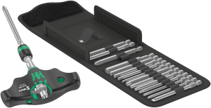 Wera T-handtag med bits KK 400 Ra set 1, 17-delar