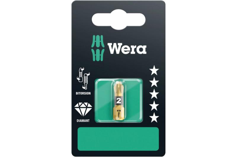 Wera Bits PZ2 Diamantbelagd