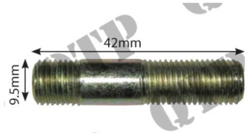 Pinnbult Grenrör/krök 3/8 UNF