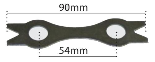 Låsbleck svänghjul