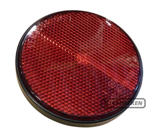 Reflex med bult Röd 80mm