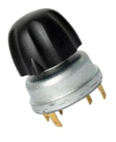 Ljusomkopplare med vred