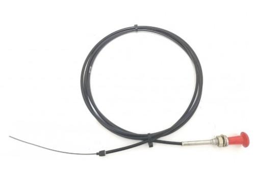 Stoppvajer 5 m röd knopp