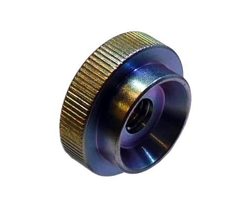 Mutter till bygel bränslerenare