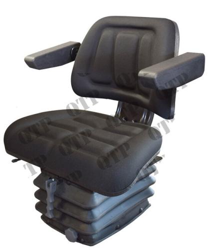 Sits tyg fjädrande justerbar med armstöd