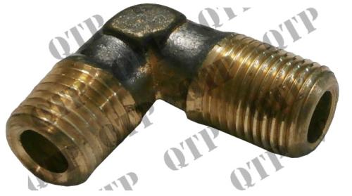 Adapter 90gr vinkel oljetrycksrör
