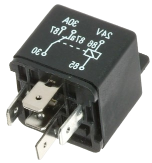 Relä 24V-10/20A 5stift