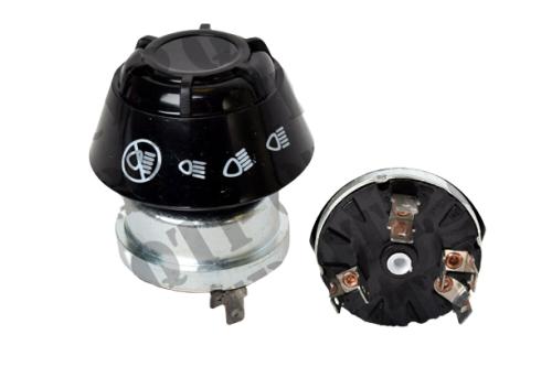 Ljusomkopplare med vred