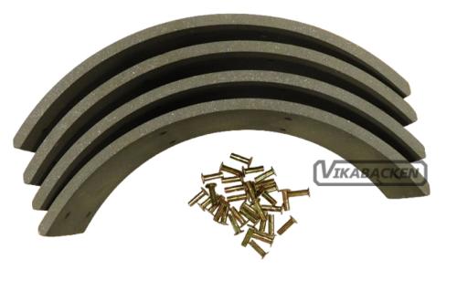 Bromsbelägg 4st 2 hjul LM218 m.fl.