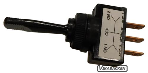 Vippströmbrytare 3 lägen