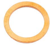 Kopparbricka 14x18x1,5mm