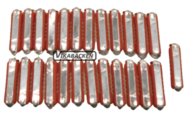 Porslinssäkring 25 Amp 25-pack