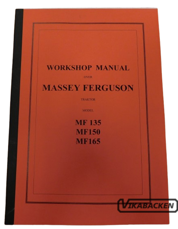 Verkstadhandbok MF 135/165 engelska