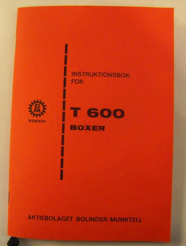 Instruktionsbok BM-600